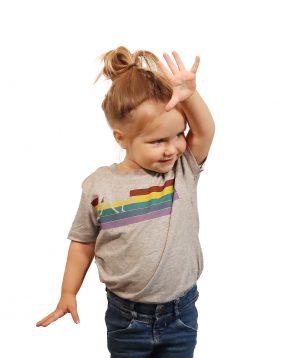 Mini T-Shirt "Regenbogen"