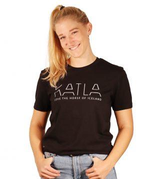 T-Shirt "KATLA" schwarz
