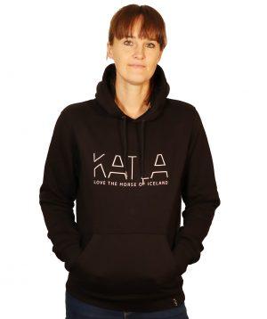 Hoodie "KATLA" schwarz