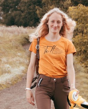 T-Shirt "Happy Tölt" Senf