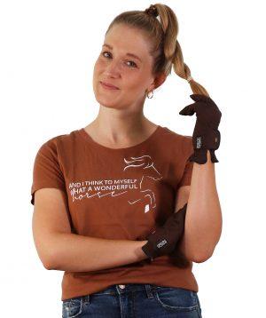 T-Shirt "Liebeserklärung" karamell